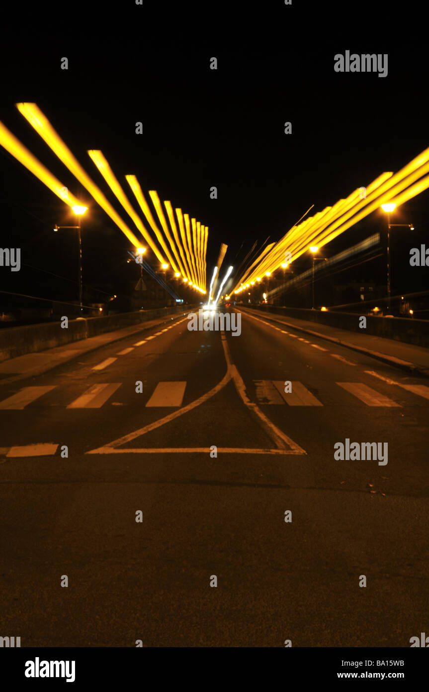 Car light streak hi-res stock photography and images - Alamy