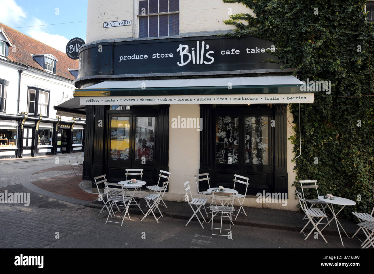 Bill s Cafe in Cliffe High Street Lewes East Sussex Stock Photo - Alamy
