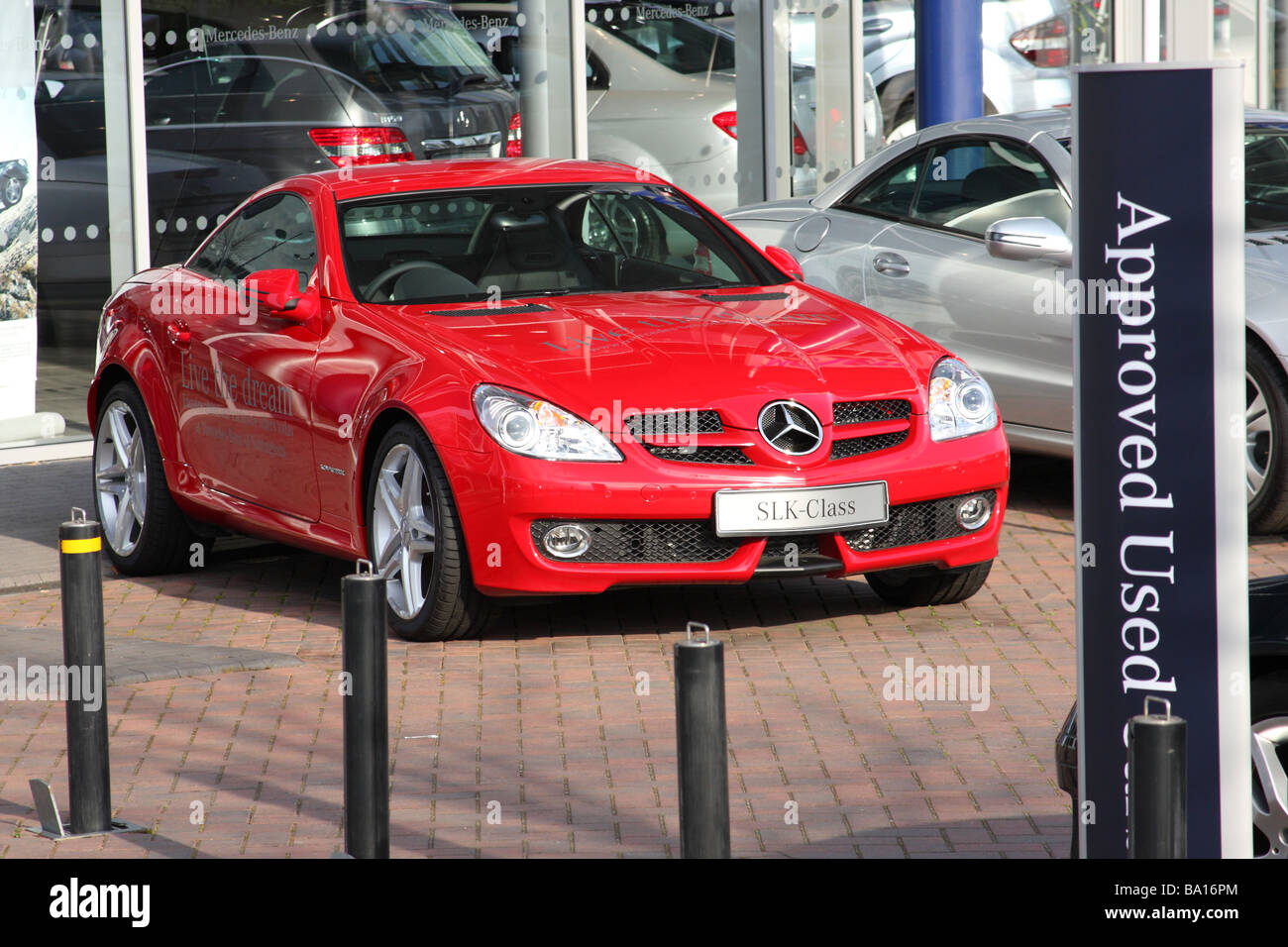 A MercedesBenz dealership in a U.K. city Stock Photo Alamy