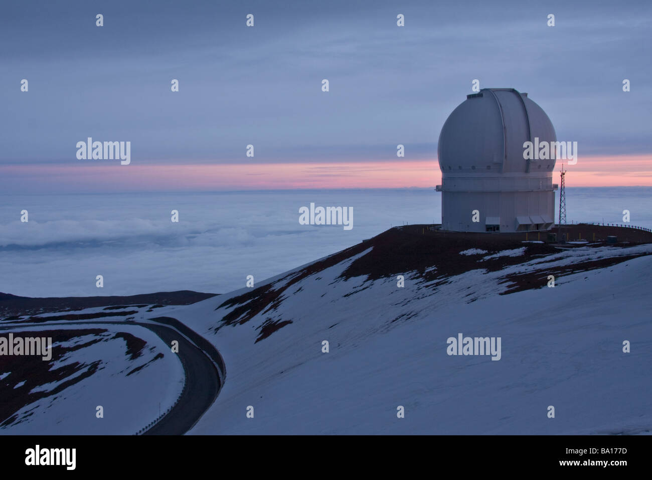 CanadaFranceHawaii Telescope on Mauna Kea Big Island, Hawaii, USA