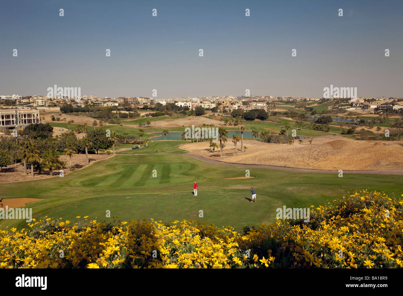 Katameya Heights golf course, New Cairo, Egypt Stock Photo Alamy