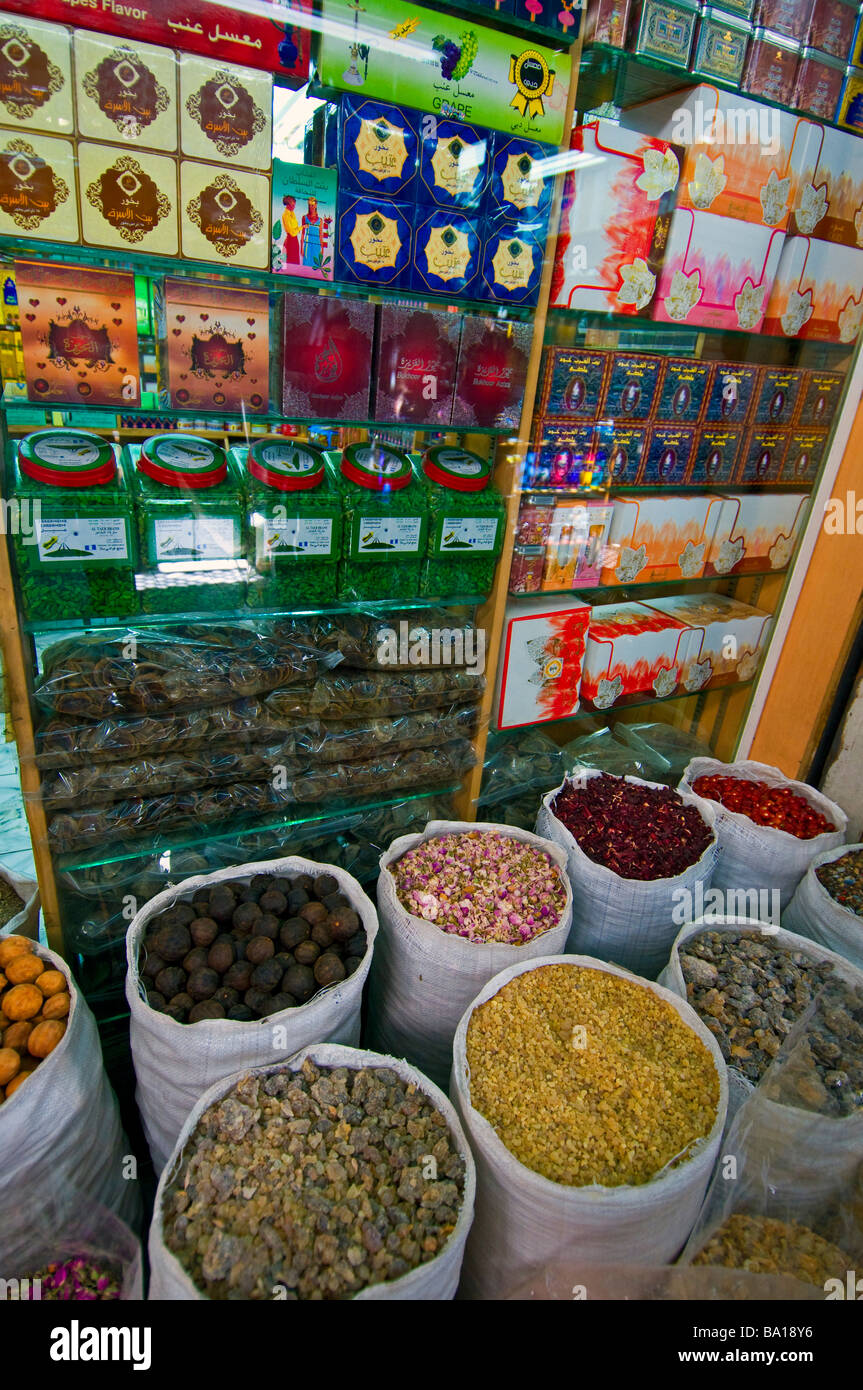 Shop in the Spice souk Deira Dubai Stock Photo