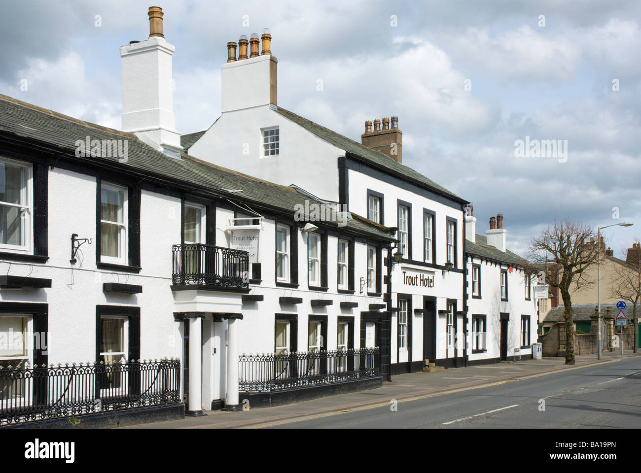 The Trout Hotel, Crown Street, Cockermouth, West Cumbria, England UK