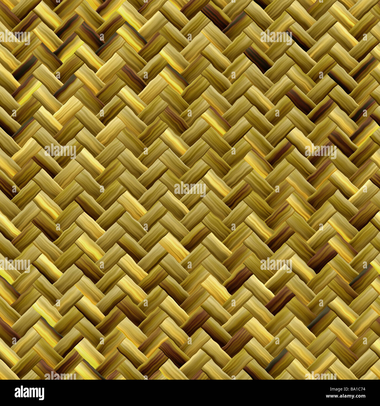 Woven basket texture seamlessly tiling rendered illustration Stock