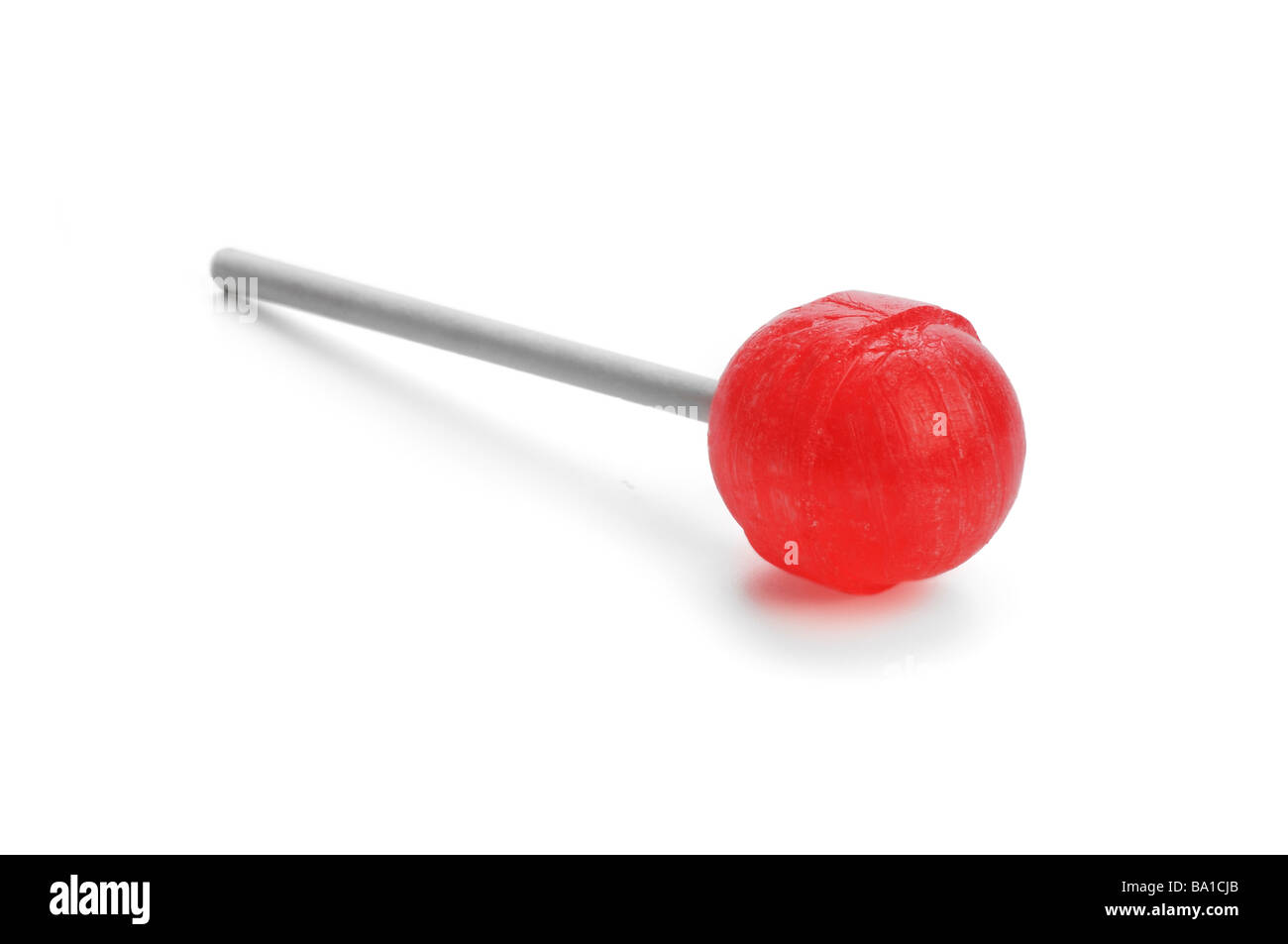 lollipop on white background Stock Photo