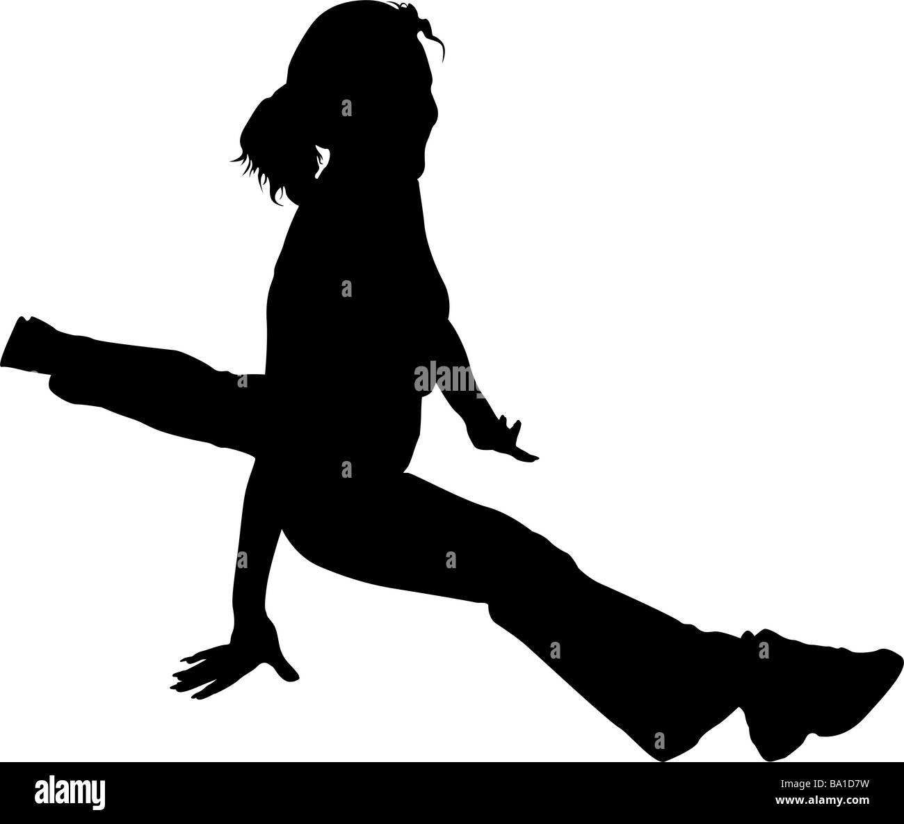 Leg split Black and White Stock Photos & Images - Alamy