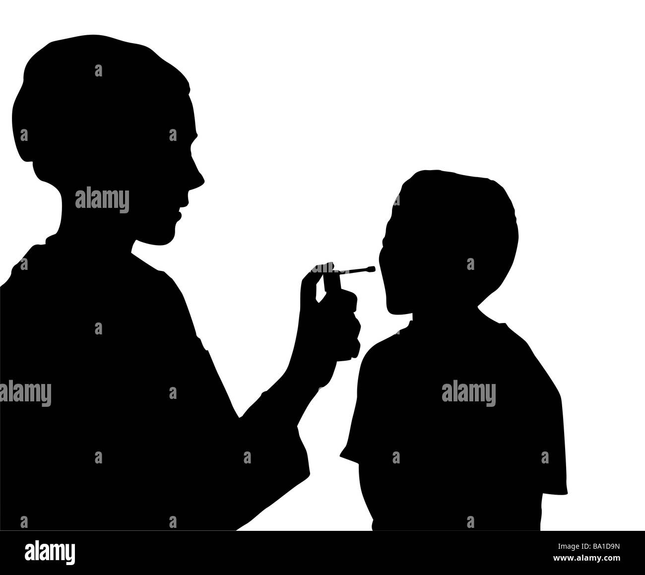 Vector Doctor Assessing Patient Stock Photo Alamy