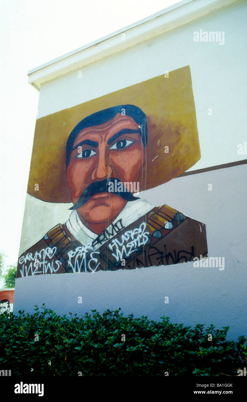 Mural wall Los Angeles Hispanic neighborhood art picture painting