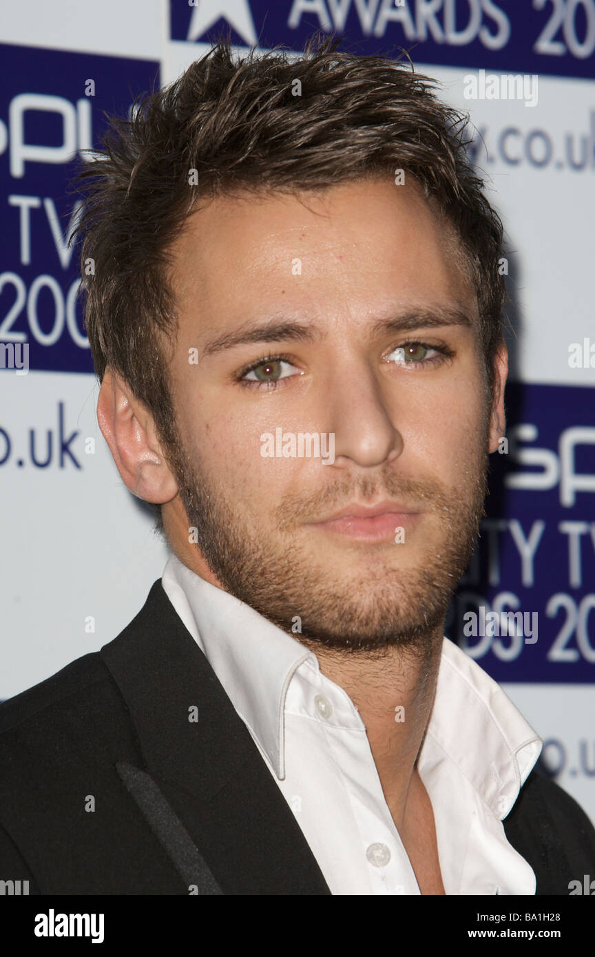 Stuart Pilkington attending the Digital Spy Reality TV awards Bloomsbury Ballroom London Stock Photo