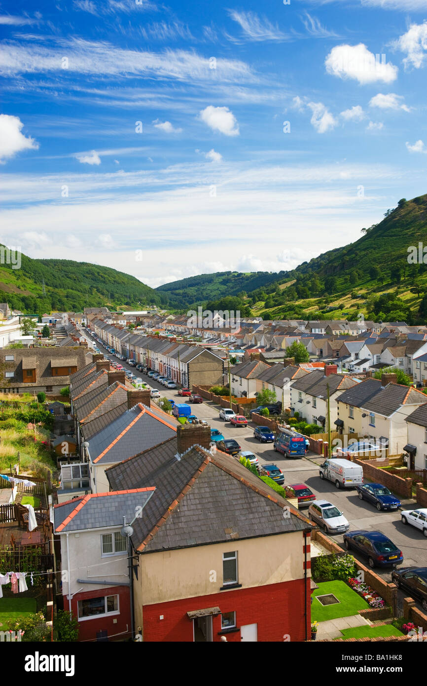 Cwm Village near Ebbw Vale Blaenau Gwent South East Wales Stock Photo