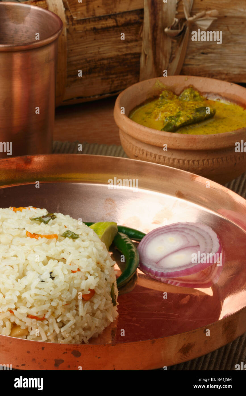 Ghee Bhaat is a rice based dish from Bengal which is made of basmati