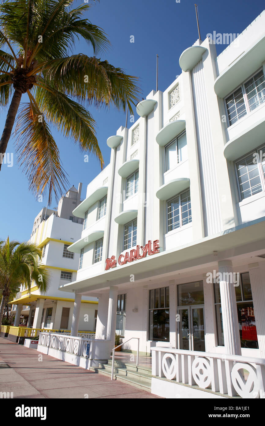Florida Miami South Beach Art Deco hotel Stock Photo Alamy