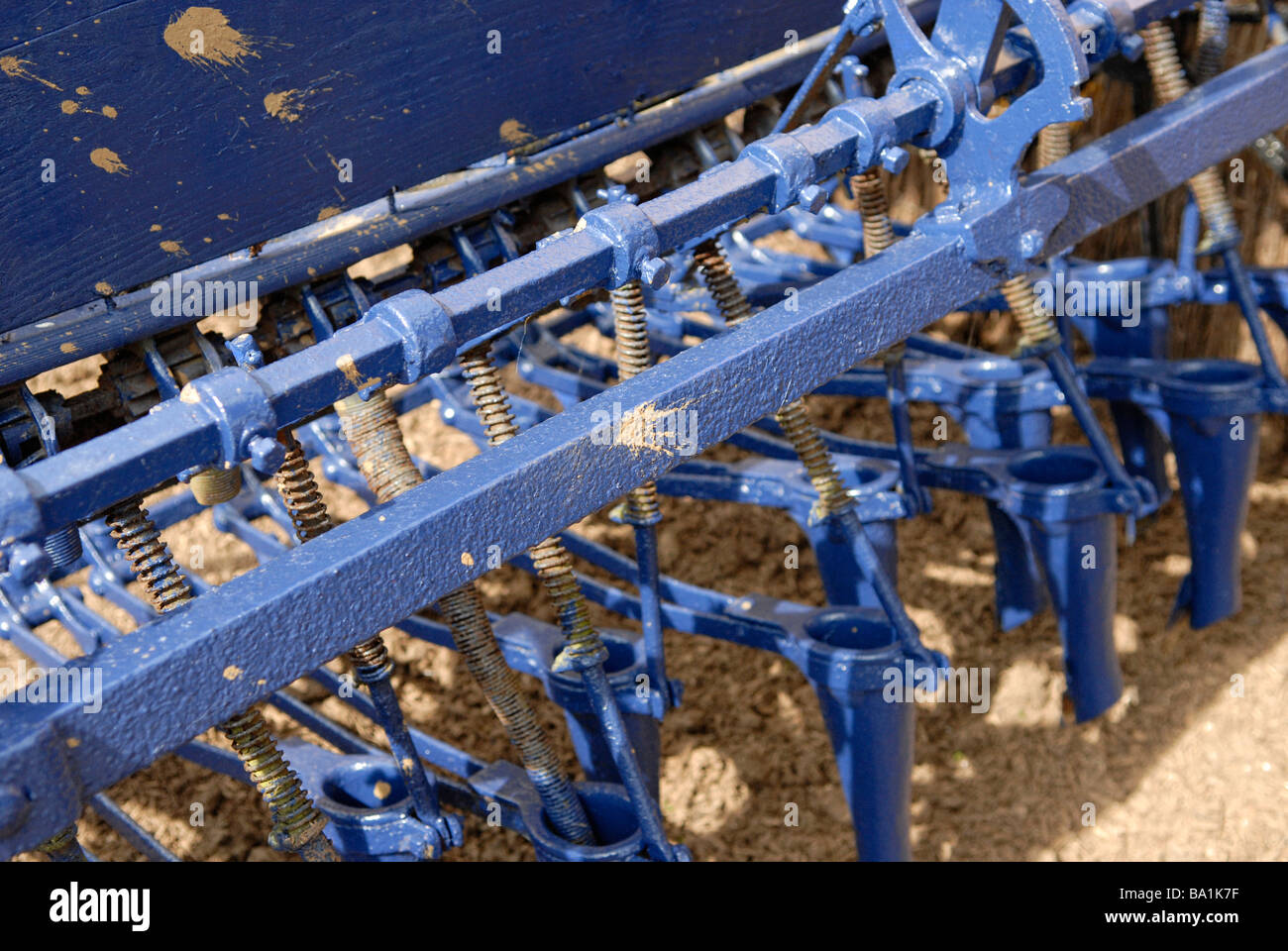 vintage farm machinery Stock Photo Alamy