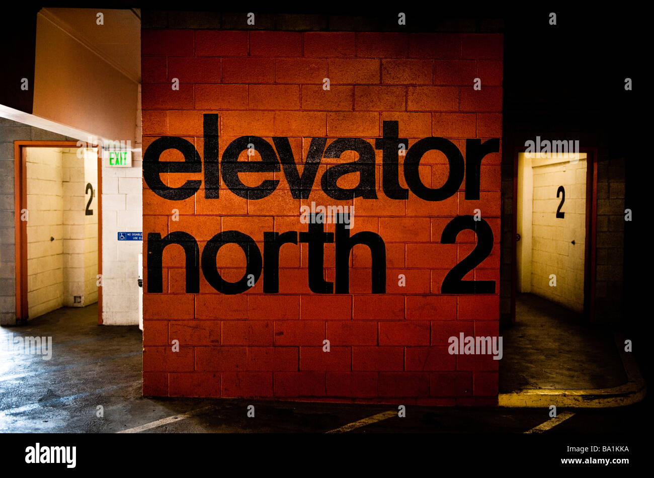 inside a parking garage Stock Photo - Alamy