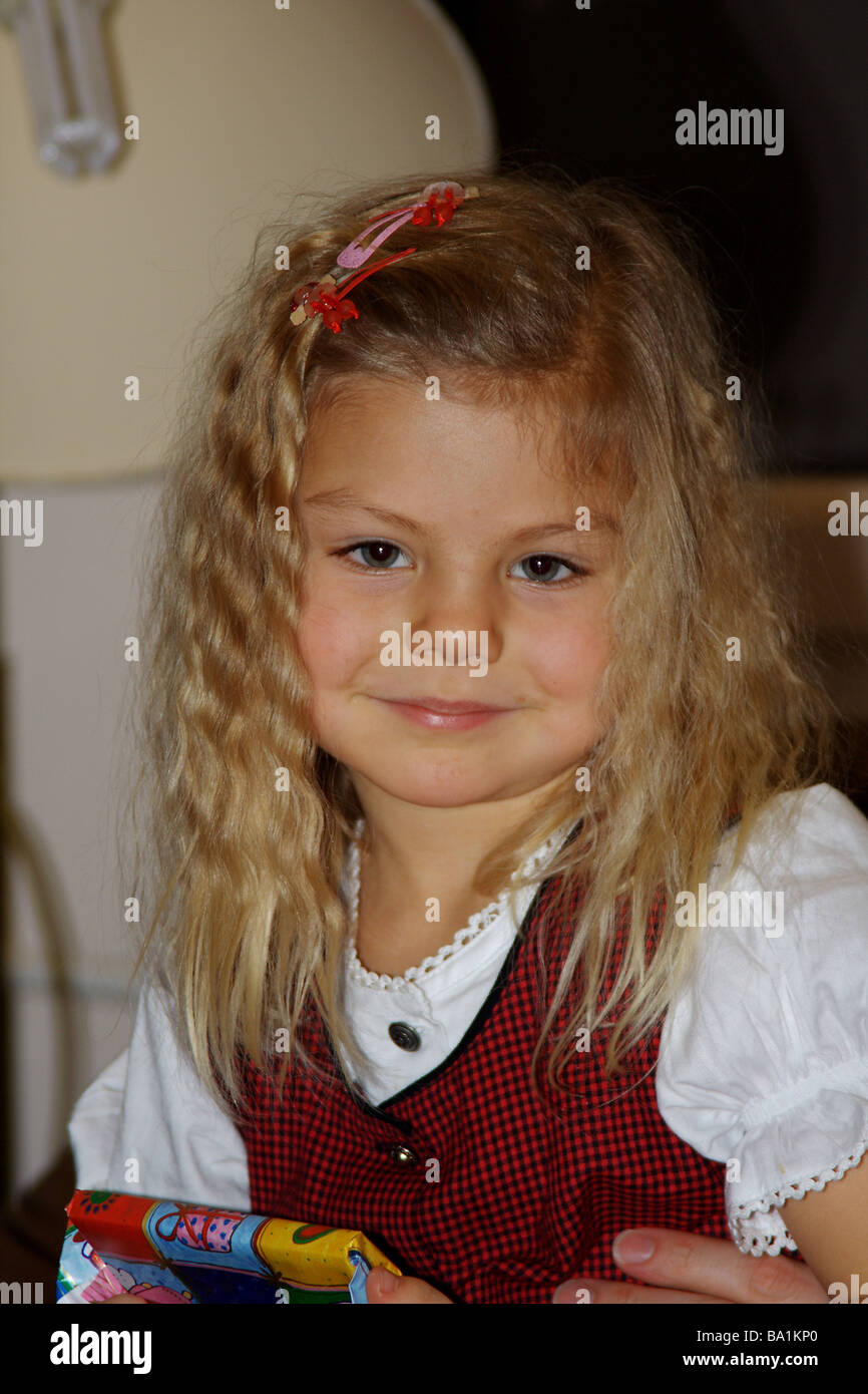 portrait of a young girl Stock Photo