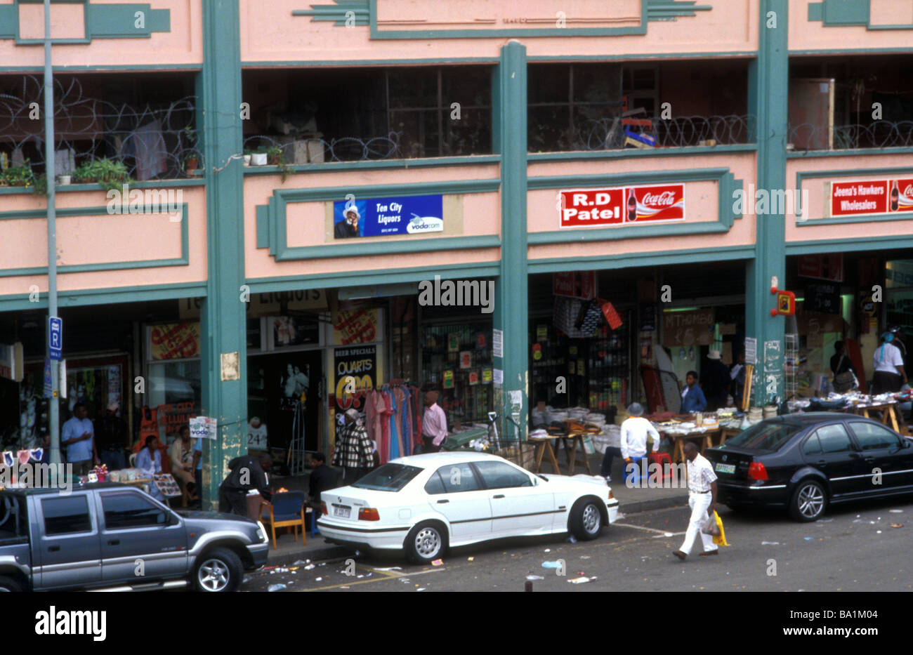 victoria indian street market durban south africa Stock Photo Alamy