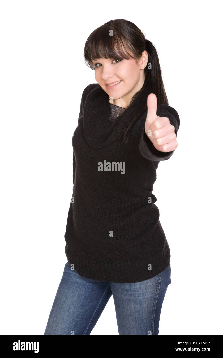 Brunette Cut Out Stock Images & Pictures - Alamy