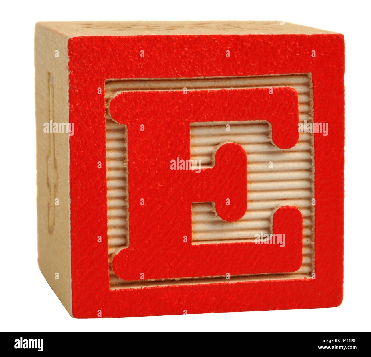 Letter e store block