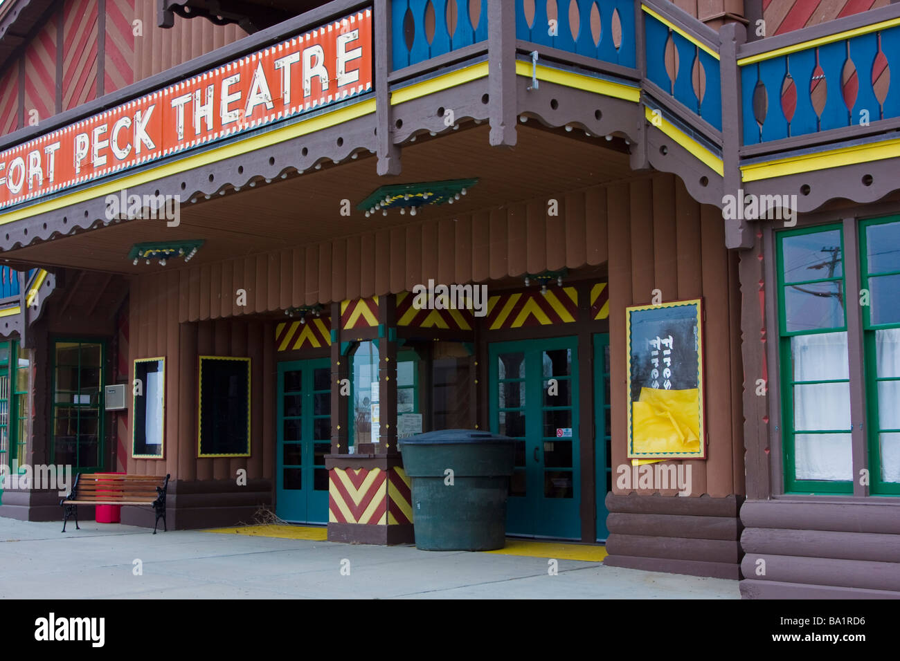 Fort Peck Summer Theater, Fort Peck, Montana Stock Photo Alamy