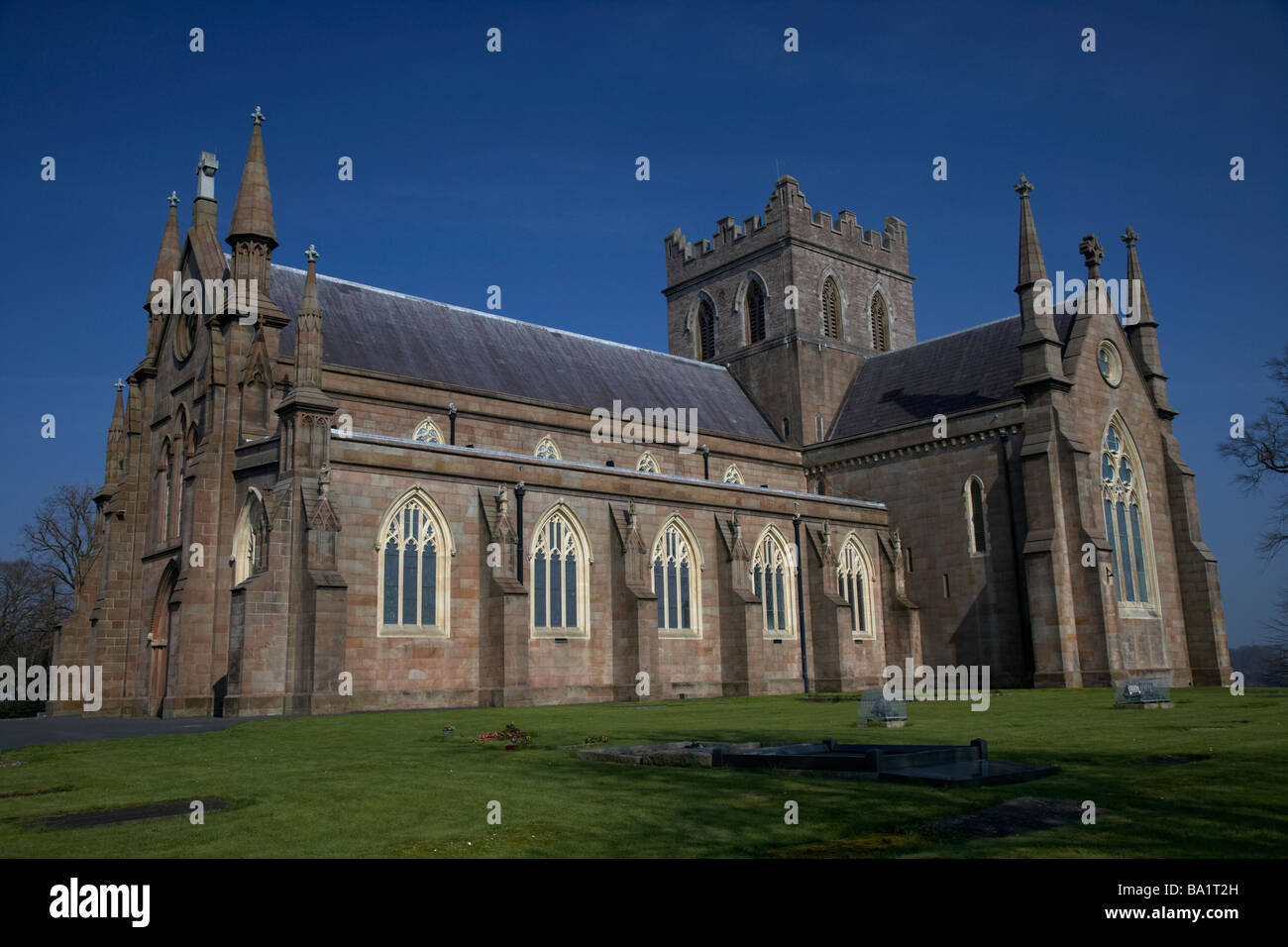 St Patricks Church of Ireland COI protestant cathedral in Armagh City county armagh northern ireland Stock Photo
