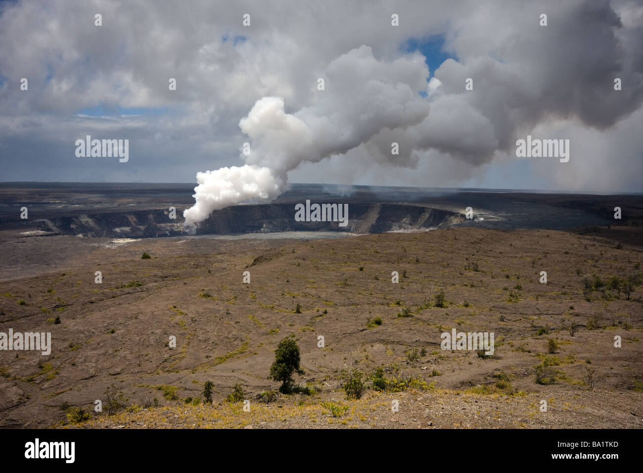 Kilauea Volcano National Park Stock Photo Alamy