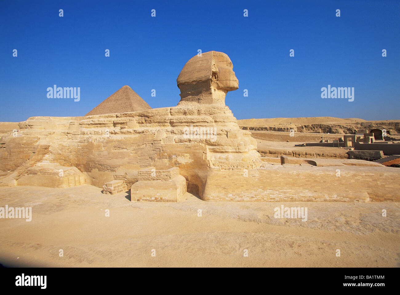 Great Sphinx of Giza and Pyramids of Egypt Stock Photo - Alamy