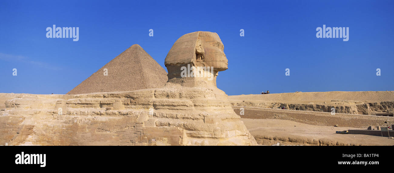 Great Sphinx of Giza and Pyramids of Egypt Stock Photo - Alamy