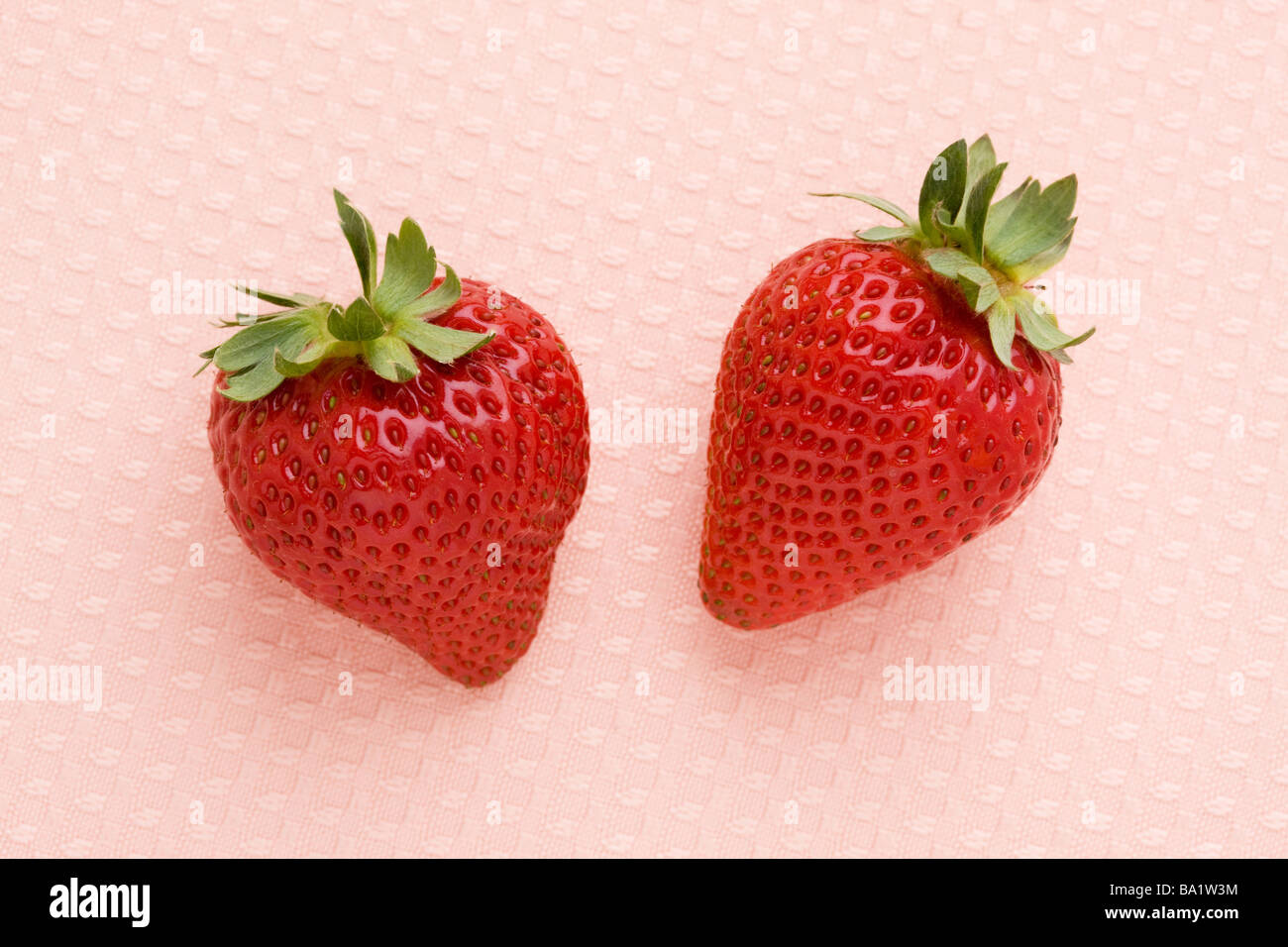 Fresh Red Strawberries Stock Photo