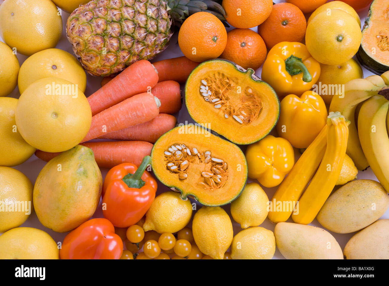 Mixed Fruit and Vegetables Stock Photo Alamy