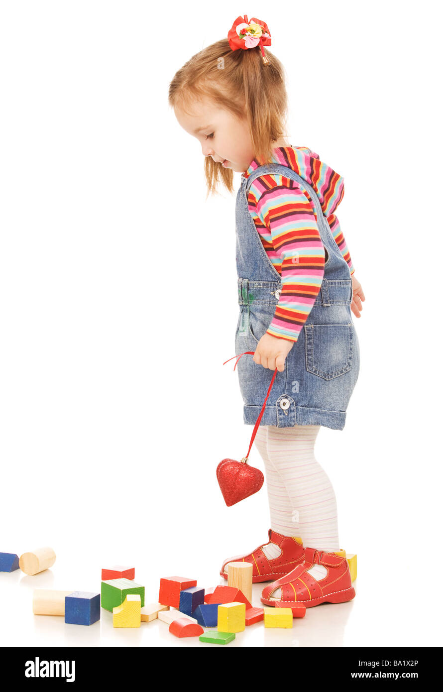 Little Girl Play With Bricks Stock Photo Alamy little-girl-play-with-bricks-stock-photo-alamy