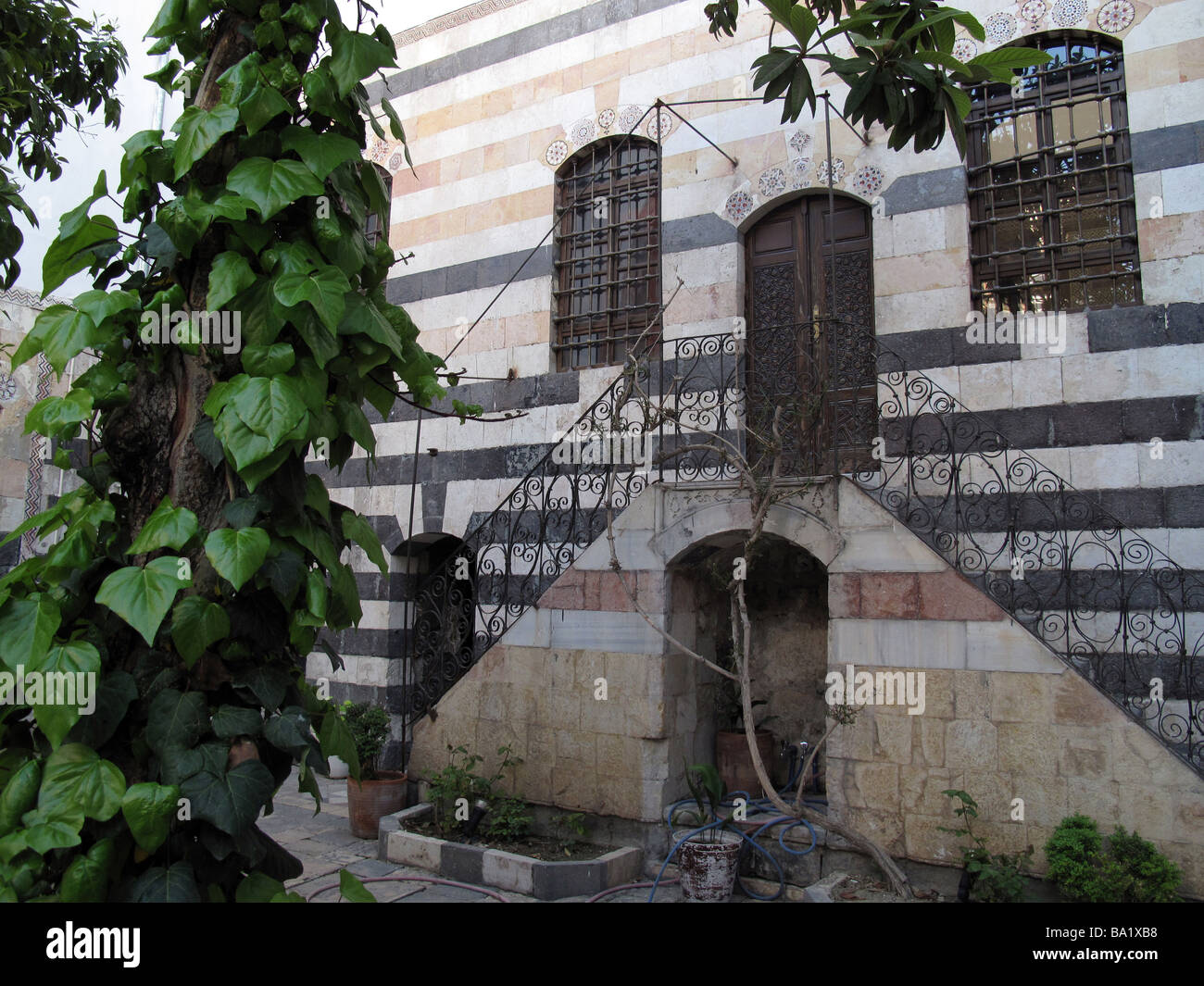 Old Damascene house Bayt al Sibai Damascus SYRIA Antigua Casa Damascena