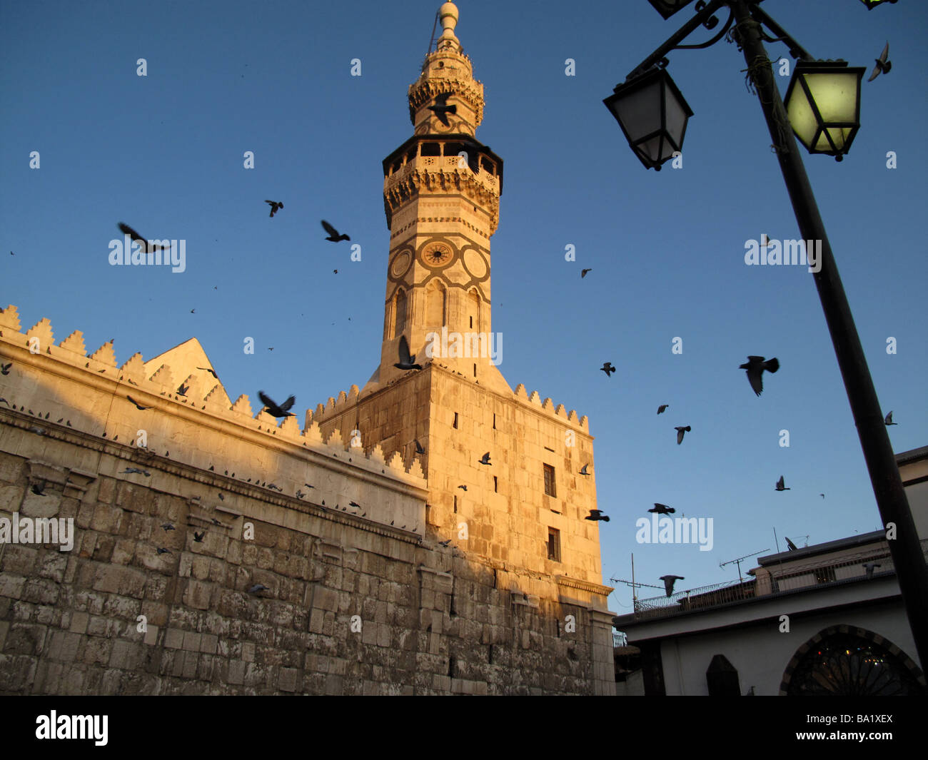 Great Umayyad or Omayyad Mosque Damascus SYRIA Gran Mezquita Omeya Damasco SIRIA Stock Photo