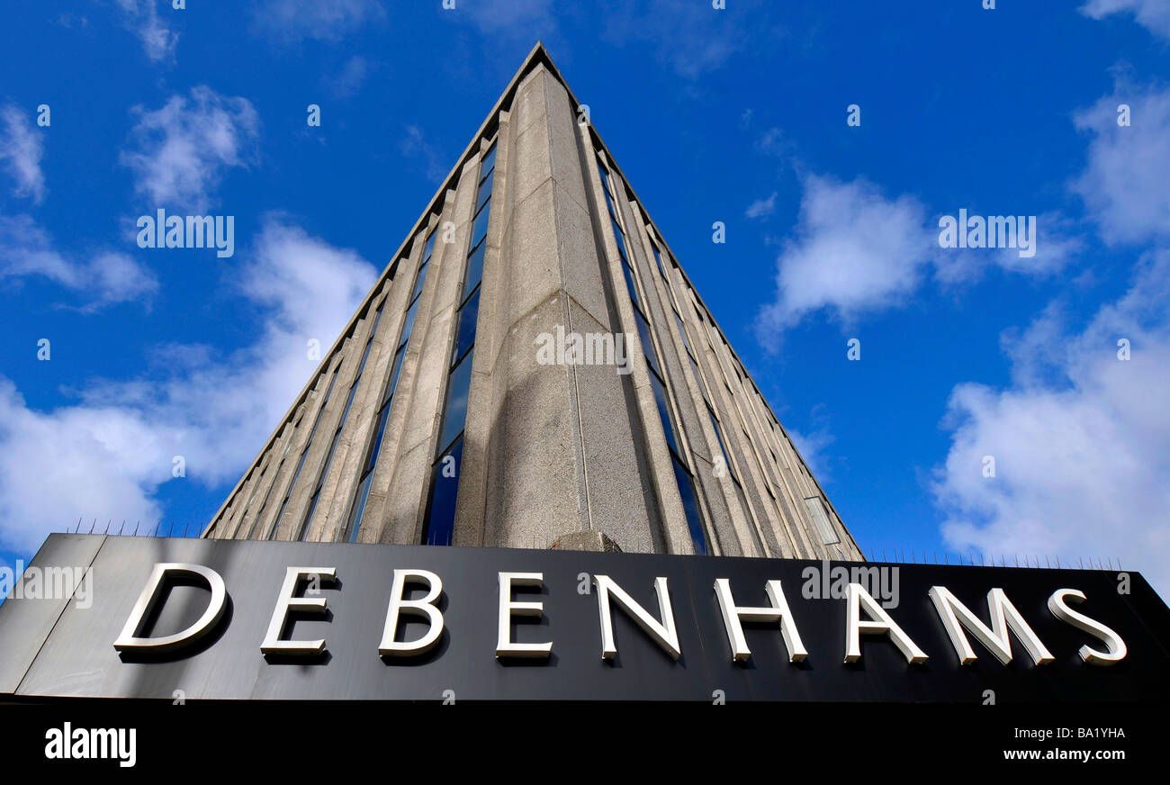 Debenhams department store in Oxford Street, London, Britain, UK Stock
