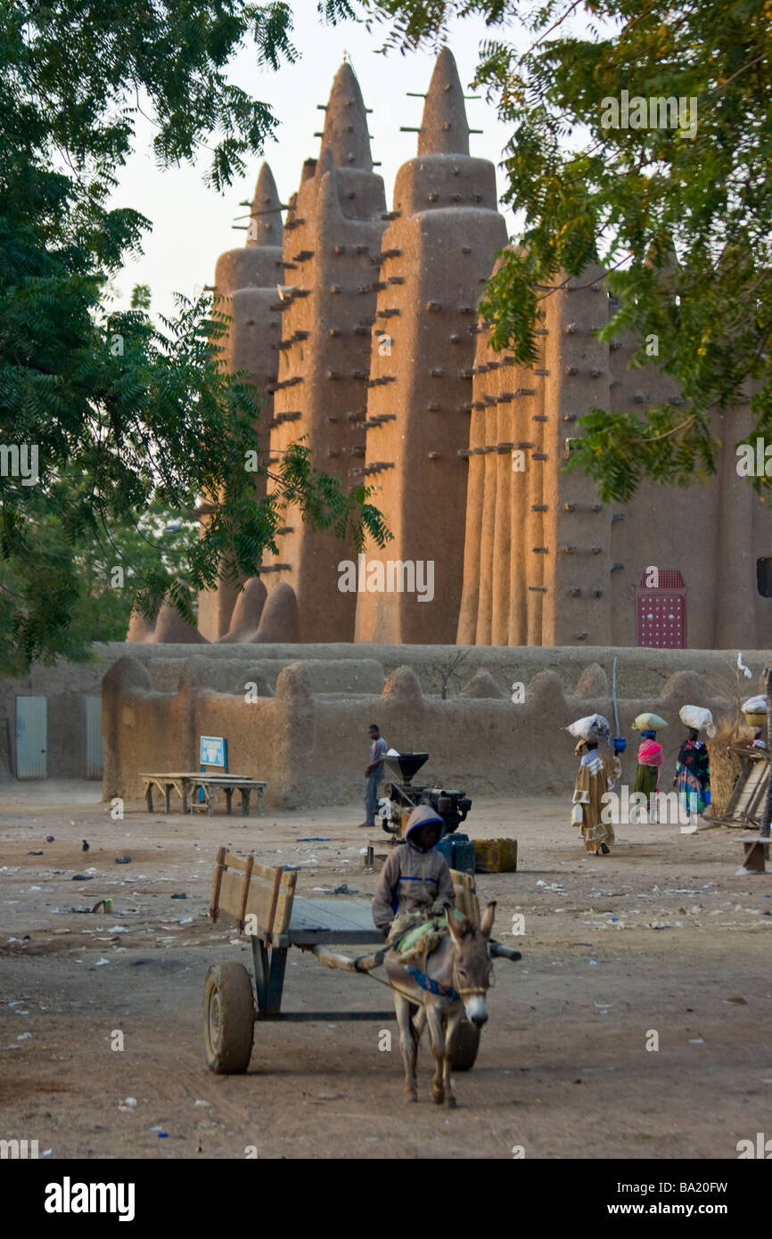 The Great Mosque in Djenne Mali Stock Photo