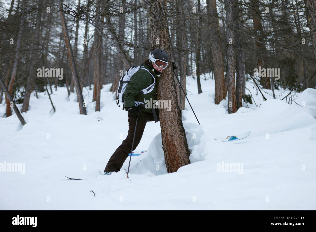 Ski Accident Tree High Resolution Stock Photography and Images - Alamy