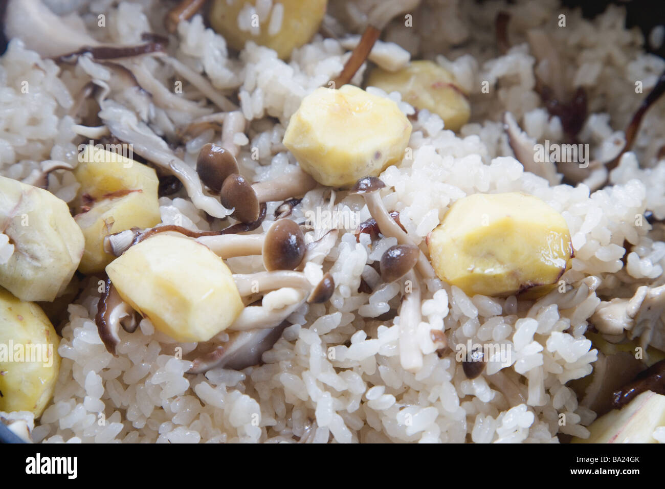 Nutritious Japanese-Style Food Stock Photo