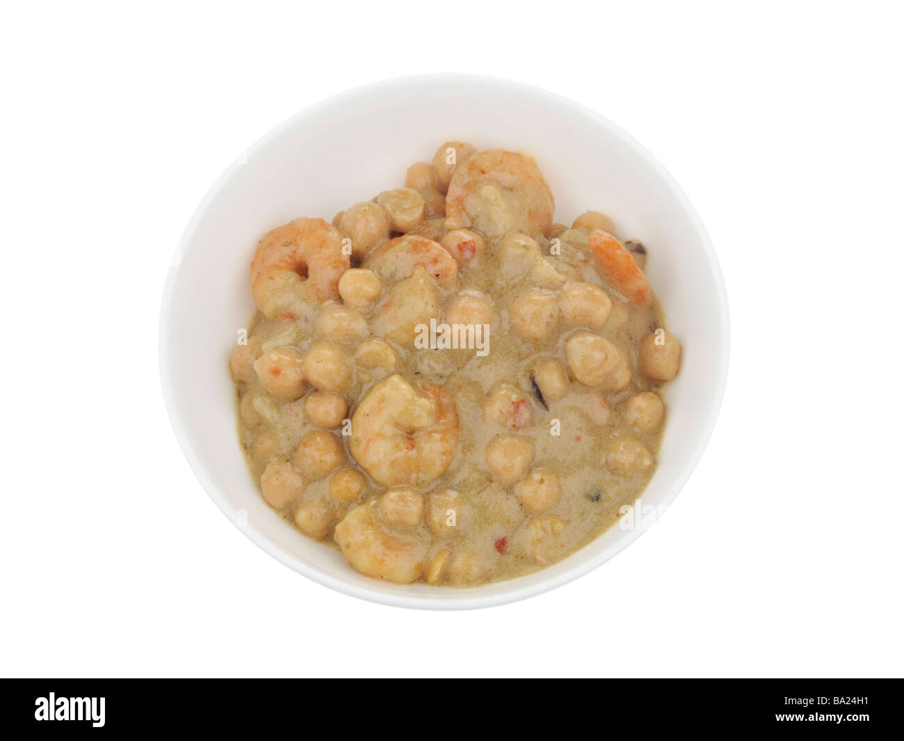 Prawn and Chickpea Thai Curry Stock Photo Alamy