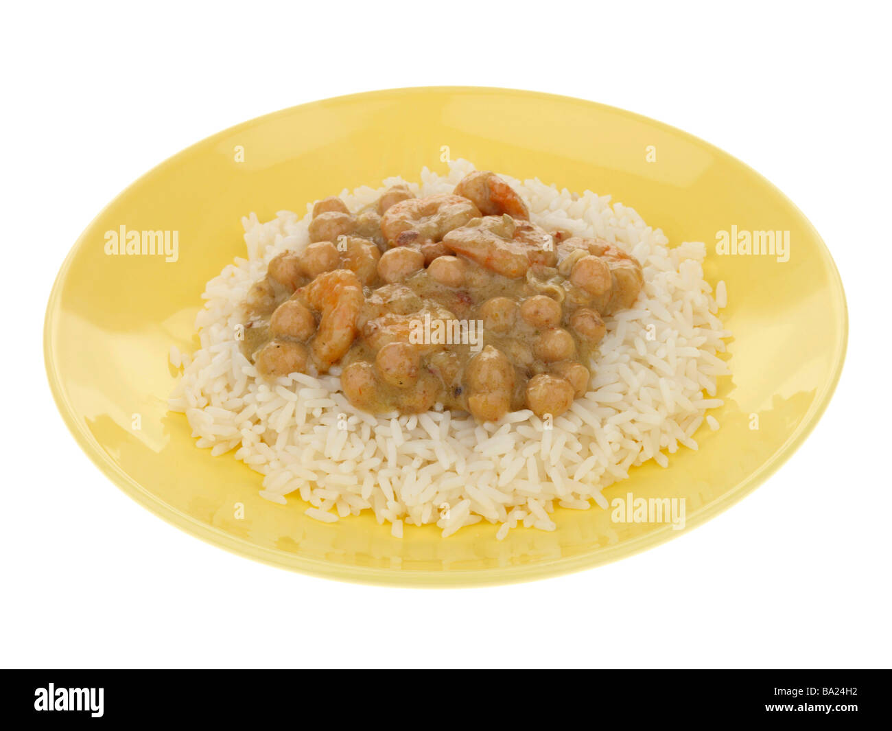 Prawn and Chickpea Thai Curry Stock Photo Alamy