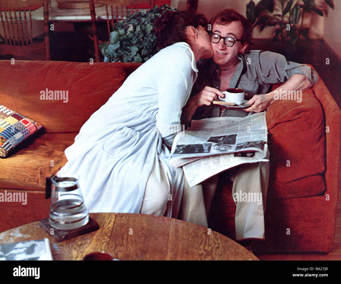 ANNIE HALL  1977 UA film with Woody Allen and Diane Keaton Stock Photo