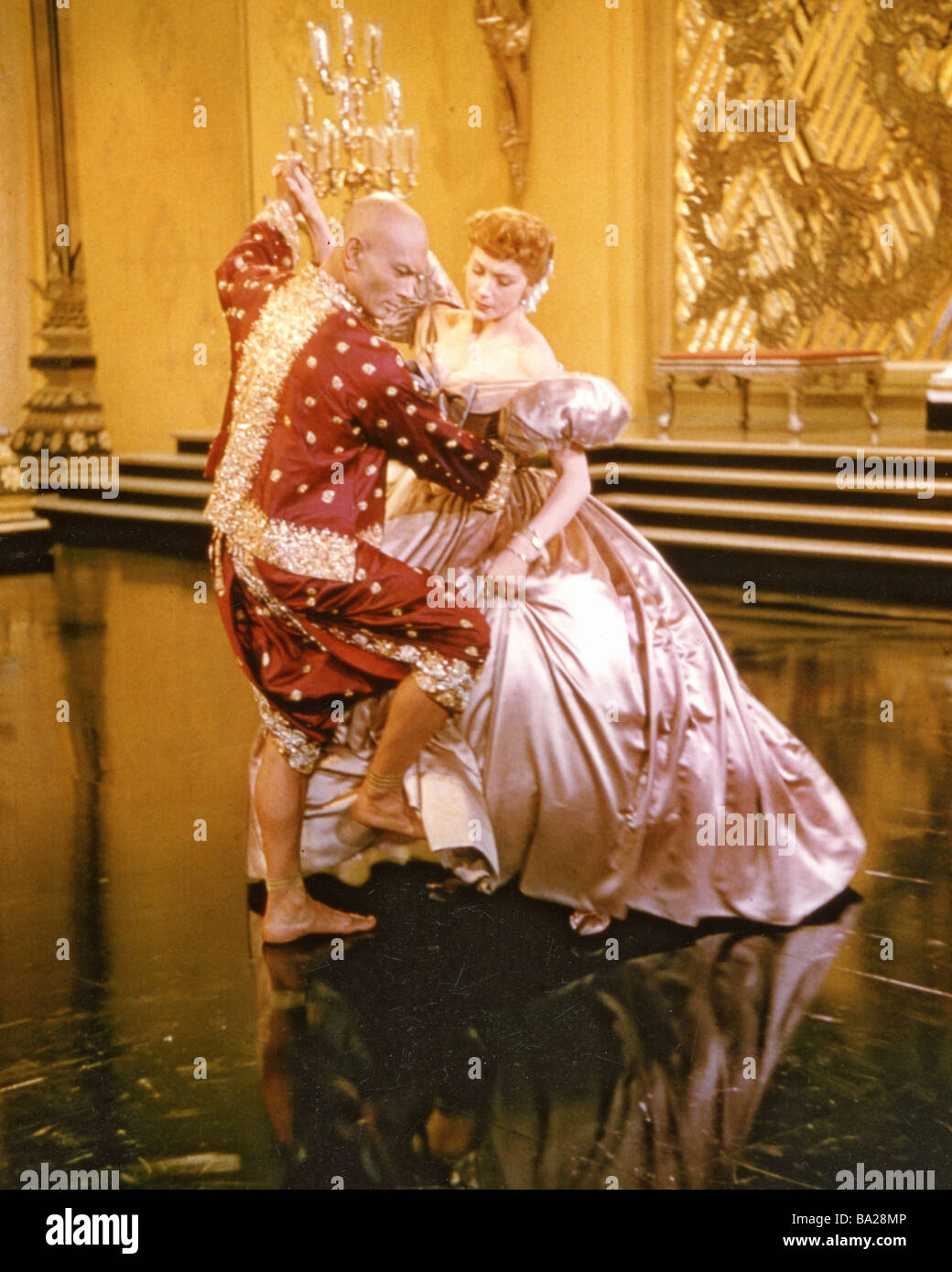 THE KING AND I  1956 TCF film with Yul Brynner and Deborah Kerr Stock Photo