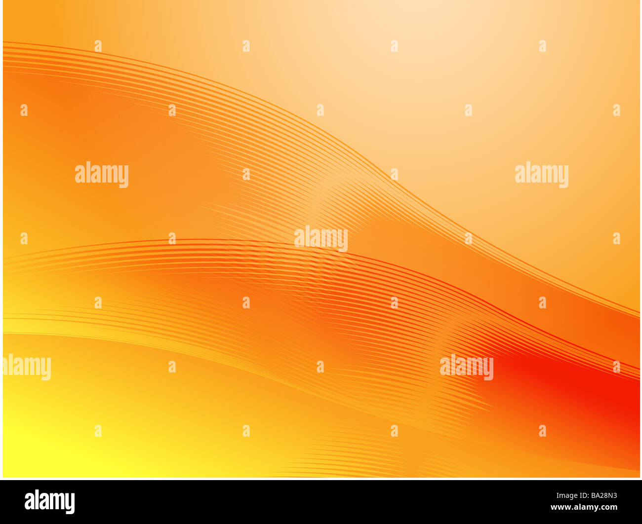 Abstract wallpaper illustration of wavy flowing energy and colors Stock ...