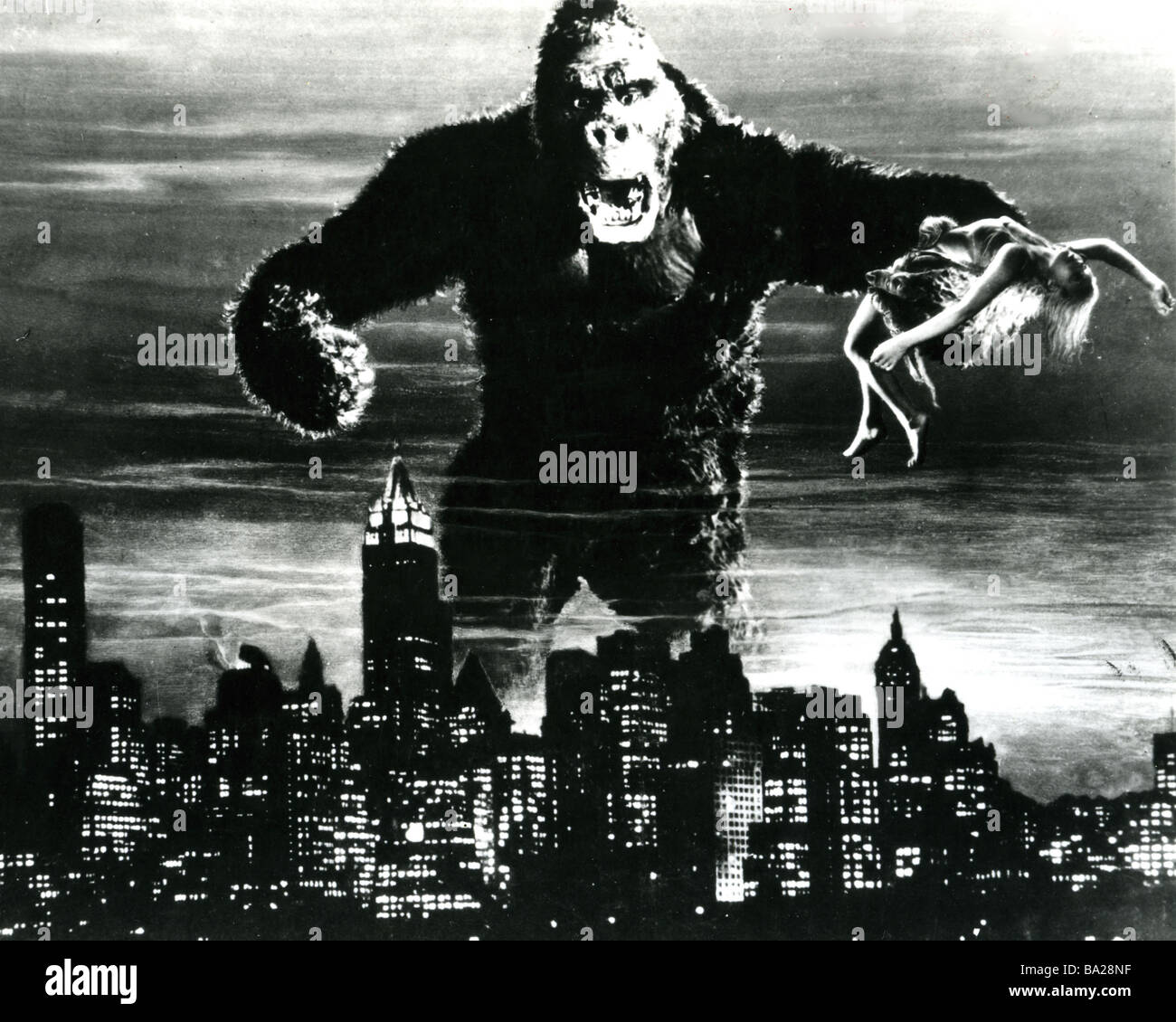 KING KONG  1933 RKO film with Fay Wray Stock Photo