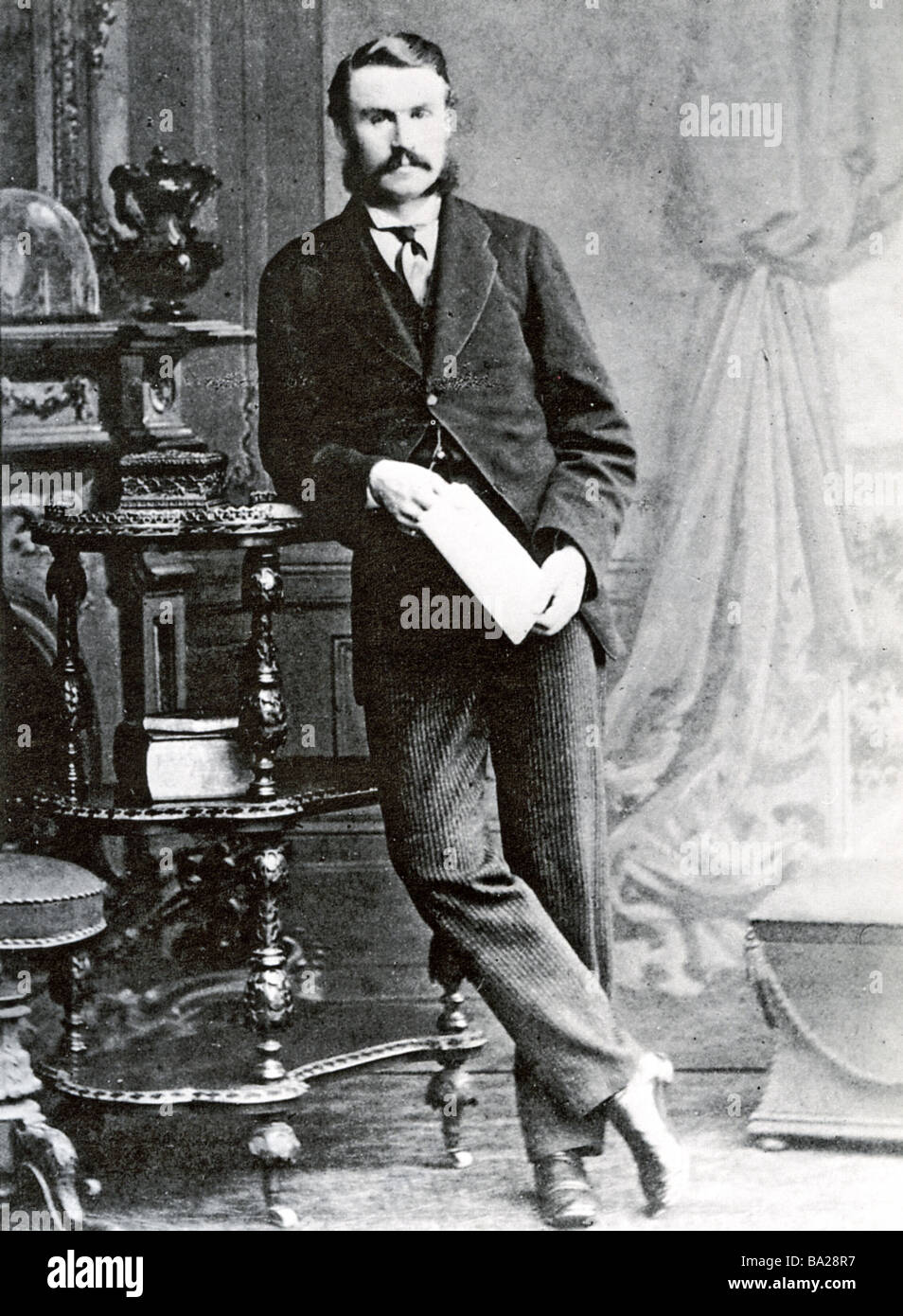 W S GILBERT  English humourist (1836 to 1911) who wrote the librettos of Sir Arthur Sullivan's light operas Stock Photo