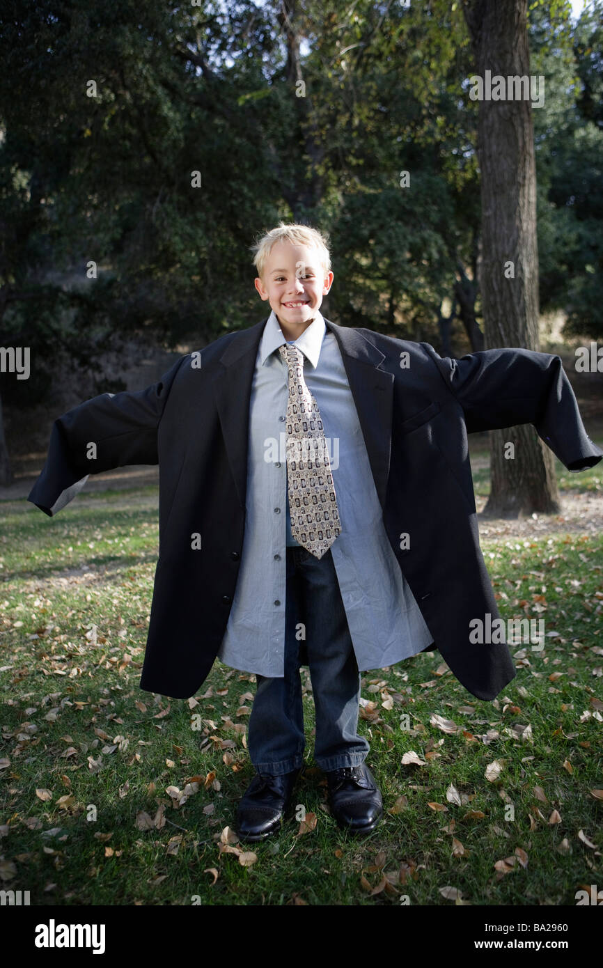 Boy wearing oversized suit hires stock photography and images Alamy