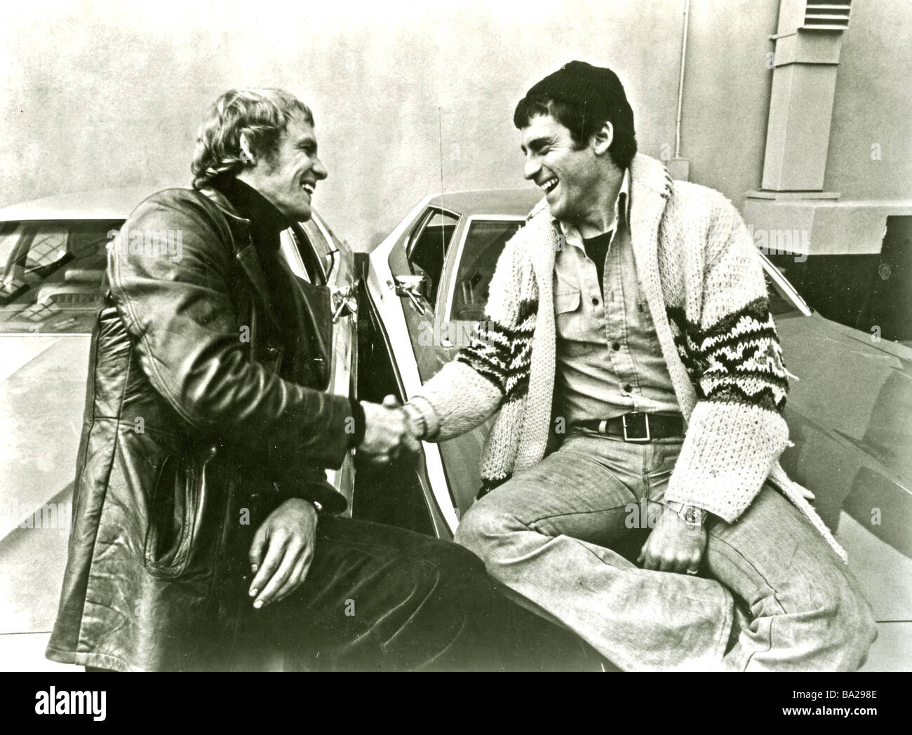 STARSKY AND HUTCH 1970s US TV series with David Soul at left and Paul Michael Glaser Stock Photo