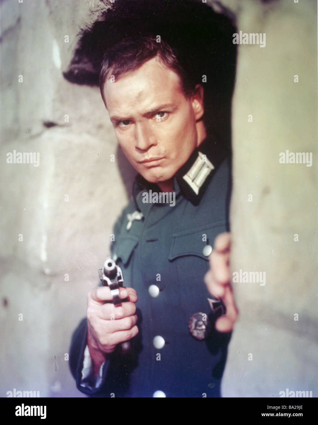 THE YOUNG LIONS 1958 TCF film with Marlon Brando Stock Photo