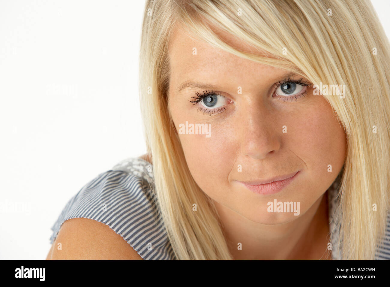 Young Blonde Woman Stock Photo