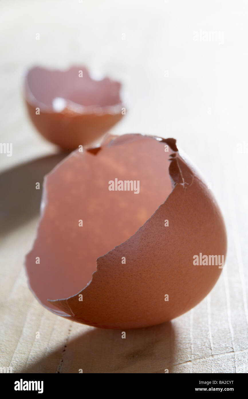 Broken Egg Shell Stock Photo