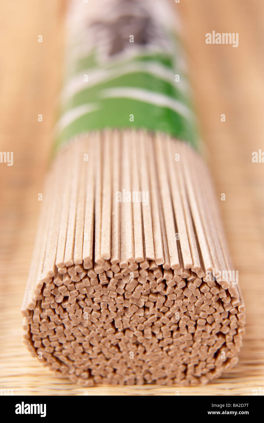 Bundle Of Soba Noodles Stock Photo Alamy