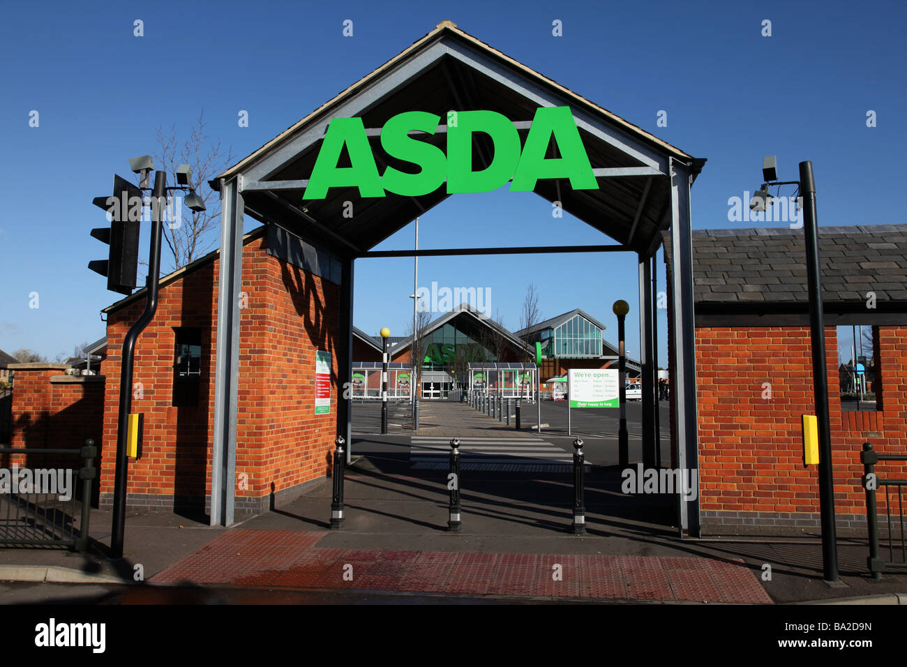 Asda store in Biggleswade, Bedforshire,England Stock Photo